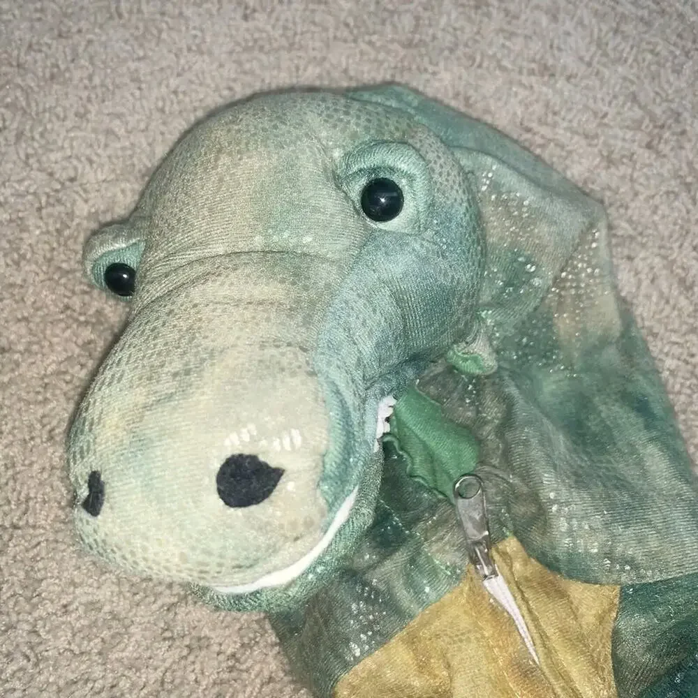 PLUSH Green T-Rex Plush Costume Child Baby SZ 12-18 Months